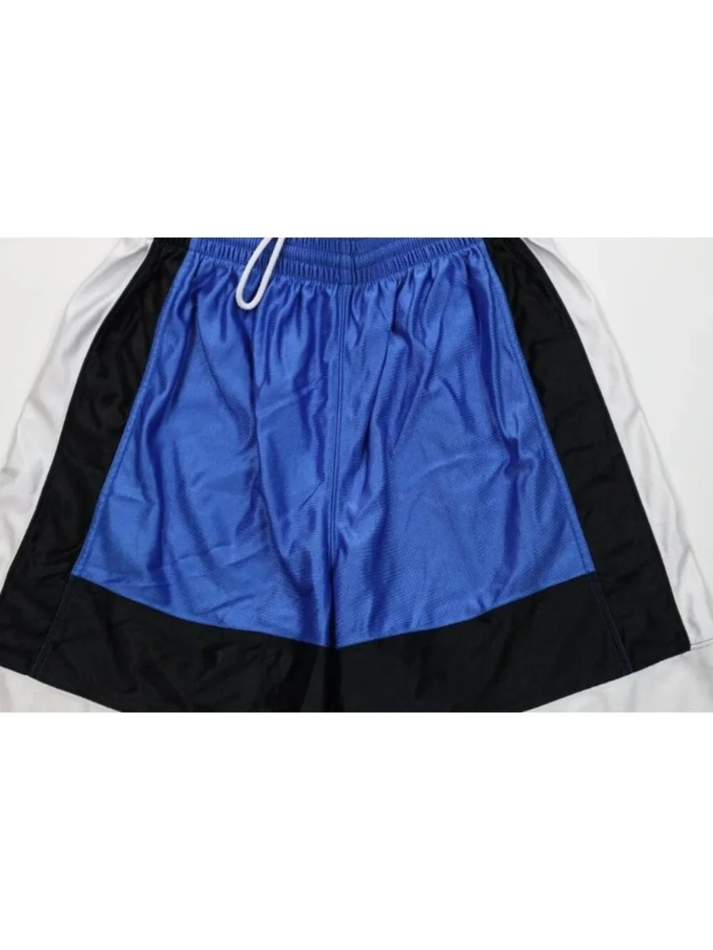 Vintage 90s Mens Size Large Color Block Dazzle Gym Basketball Shorts USA Nylon